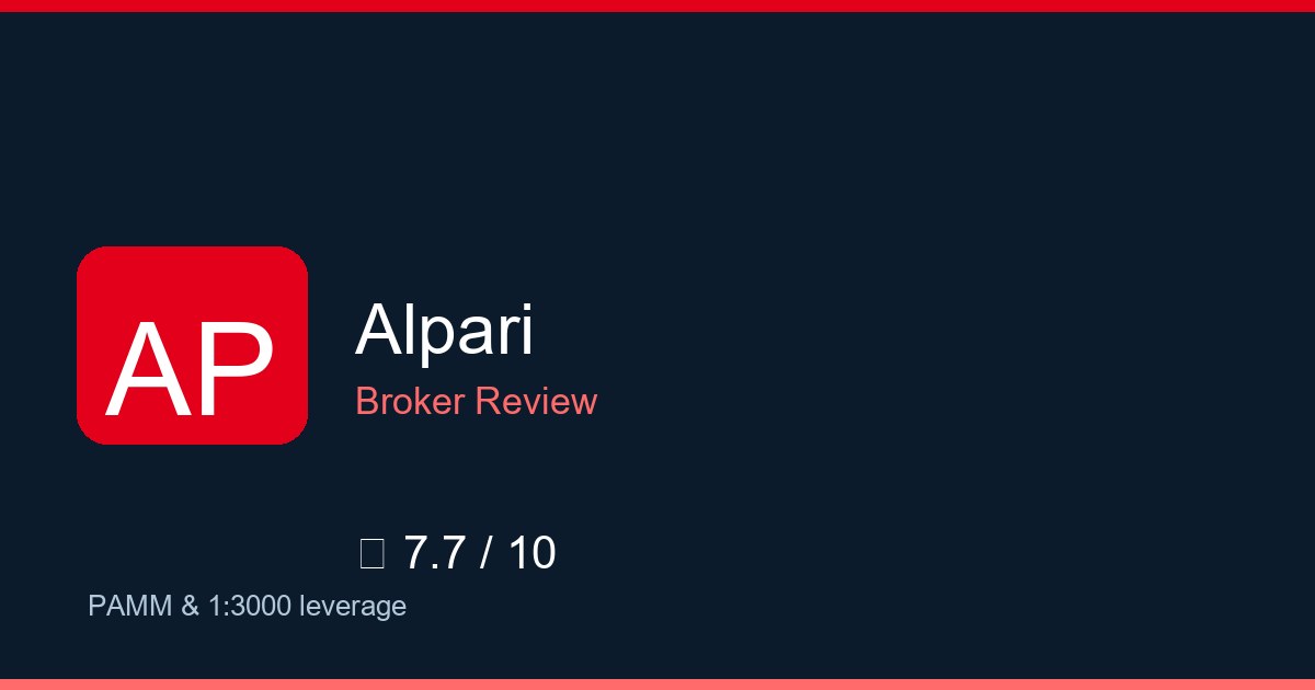 Alpari — Brokers.wang review