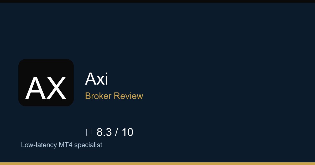 Axi — Brokers.wang review