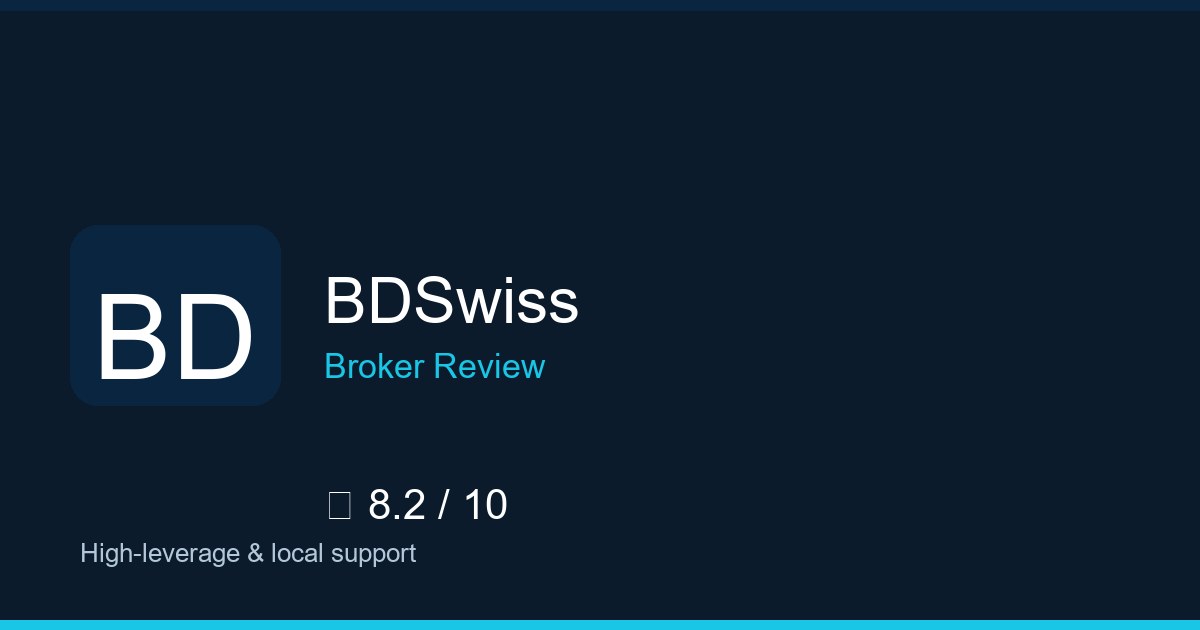 BDSwiss — Brokers.wang review