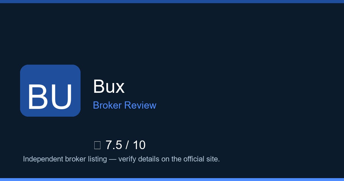 Bux — Brokers.wang