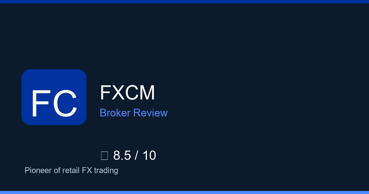 FXCM — Brokers.wang review