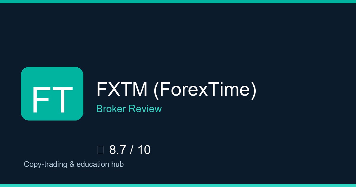 FXTM (ForexTime) — Brokers.wang review