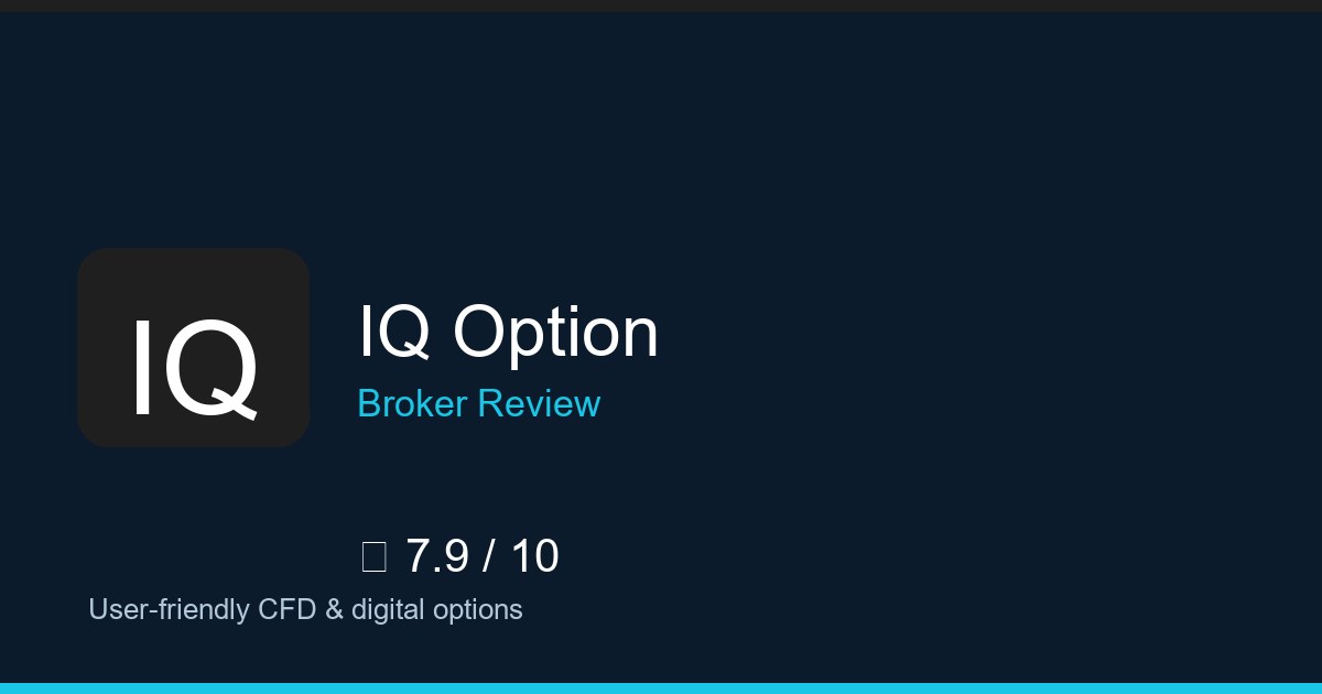 IQ Option — Brokers.wang