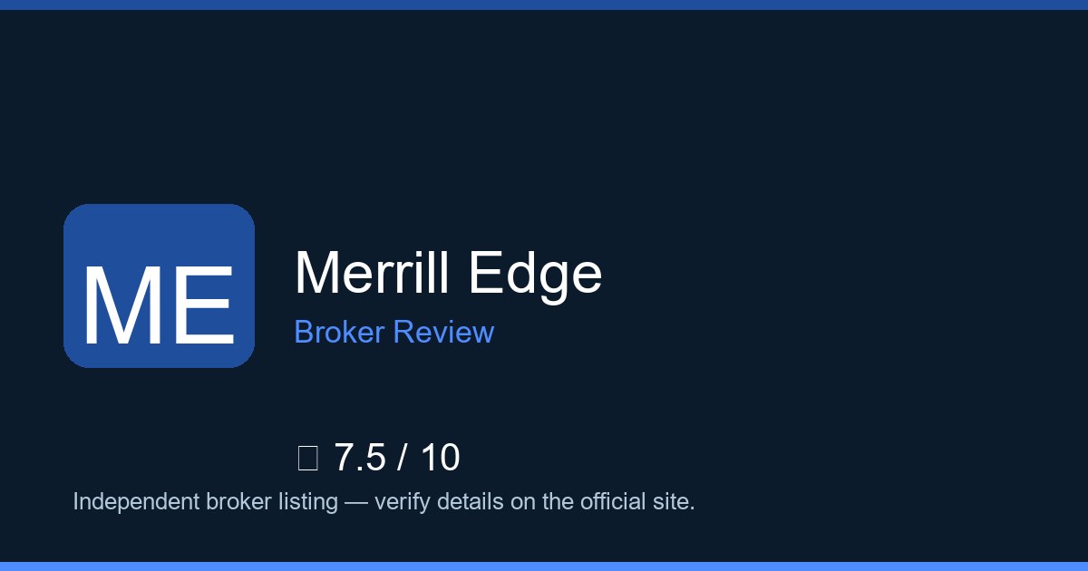 Merrill Edge — Brokers.wang
